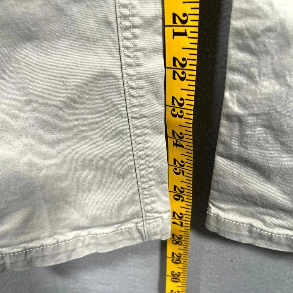 Gap Chino Pants Mens 31W White Slash Pockets Relaxed‎ Fit Outdoor Straight Leg